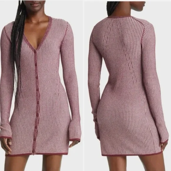 Alexis Ribbed Mini Dress - Picture 2 of 5